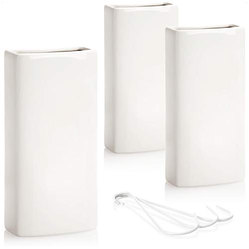 COM-FOUR® Humidificador de aire 3x calefacción - humidificador de aire de radiador en blanco - evaporador de agua de calefacción de cerámica...