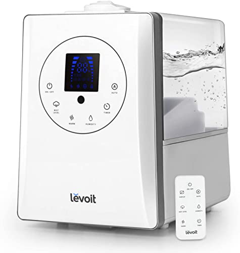 LEVOIT Humidificador de aire para bebés 6L, ultrasónico silencioso